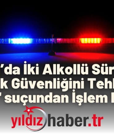 Keşan’da İki Alkollü Sürücüye Trafik Güvenliğini Tehlikeye Sokmak suçundan İşlem Başlatıldı