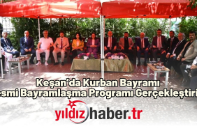 Keşan’da Kurban Bayramı Resmi Bayramlaşma Programı Gerçekleştirildi