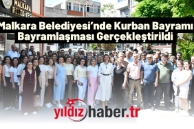Malkara Belediyesi’nde Kurban Bayramı Bayramlaşması Gerçekleştirildi