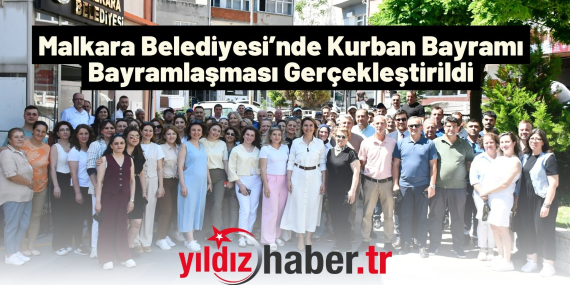 Malkara Belediyesi’nde Kurban Bayramı Bayramlaşması Gerçekleştirildi