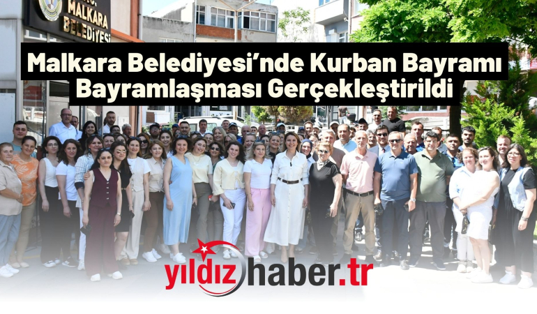 Malkara Belediyesi’nde Kurban Bayramı Bayramlaşması Gerçekleştirildi