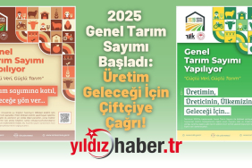 2025 Genel Tarım Sayımı Başladı Üretim Geleceği İçin Çiftçiye Çağrı!