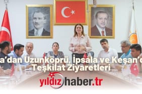İba’dan Uzunköprü, İpsala ve Keşan’da Teşkilat Ziyaretleri
