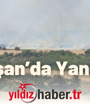 Keşan'da yangın