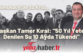 Yenimuhacir’de Su Krizi...