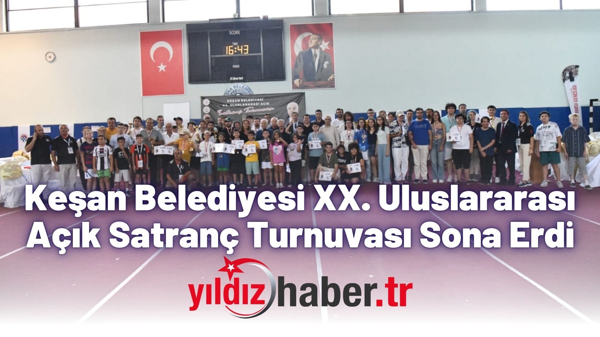 Keşan Belediyesi XX. Uluslararası Açık Satranç Turnuvası Sona Erdi