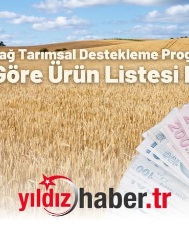 2025 Yılı Tekirdağ Tarımsal Destekleme Programı Açıklandı! İlçelere Göre Ürün Listesi Belli Oldu