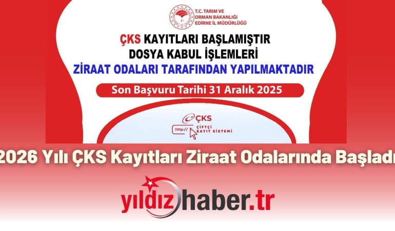 2026 Yılı ÇKS Kayıtları Ziraat Odalarında Başladı