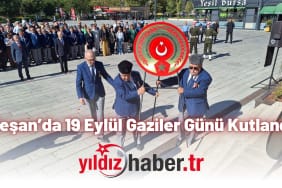 Keşan’da 19 Eylül Gaziler Günü Kutlandı