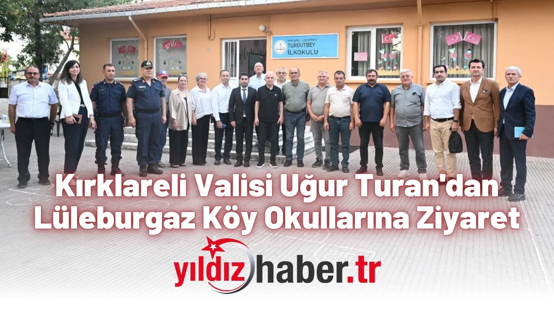Kırklareli Valisi Uğur Turan'dan Lüleburgaz Köy Okullarına Ziyaret