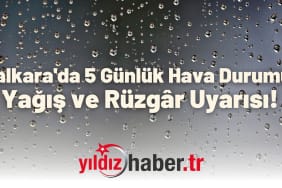 Malkara'da 5 Günlük Hava Durumu