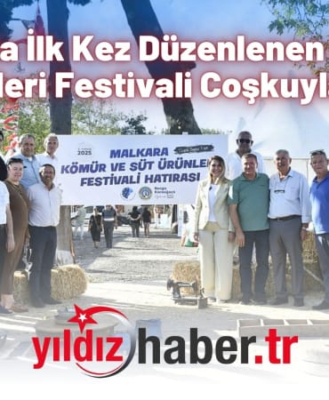 Malkara’da İlk Kez Düzenlenen Kömür ve Süt Ürünleri Festivali Coşkuyla Başladı