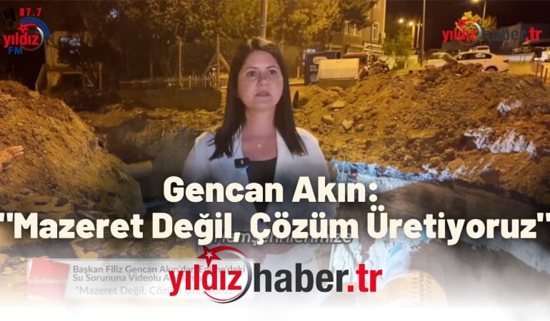 Başkan Filiz Gencan Akın’dan Edirne’deki Su Sorununa Videolu Açıklama: “Mazeret Değil, Çözüm Üretiyoruz”