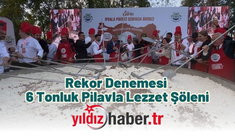 Rekor Denemesi 6 Tonluk Pilavla Lezzet Şöleni