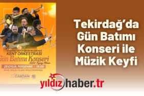 Tekirdağ’da Gün Batımı Konseri ile Müzik Keyfi