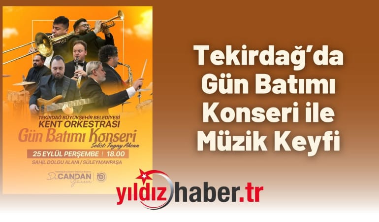 Tekirdağ’da Gün Batımı Konseri ile Müzik Keyfi
