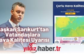 Başkan Sarıkurt’tan Vatandaşlara Hava Kalitesi Uyarısı