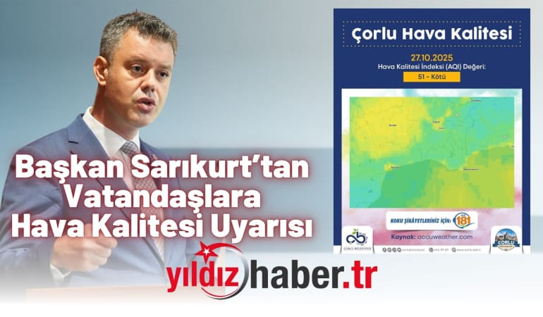 Başkan Sarıkurt’tan Vatandaşlara Hava Kalitesi Uyarısı
