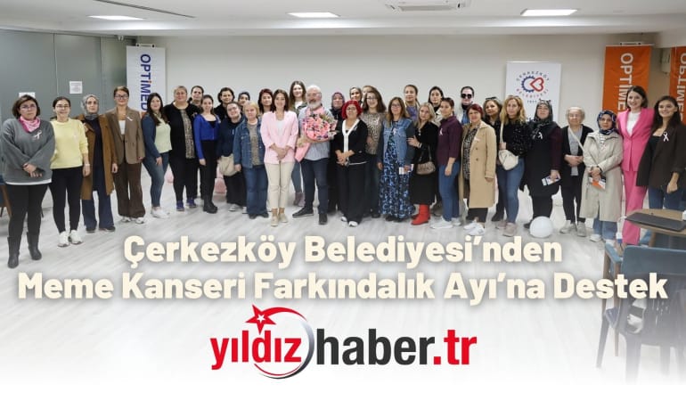 Çerkezköy Belediyesi’nden Meme Kanseri Farkındalık Ayı’na Destek