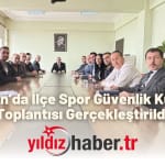 Keşan’da İlçe Spor Güvenlik Kurulu Toplantısı Gerçekleştirildi
