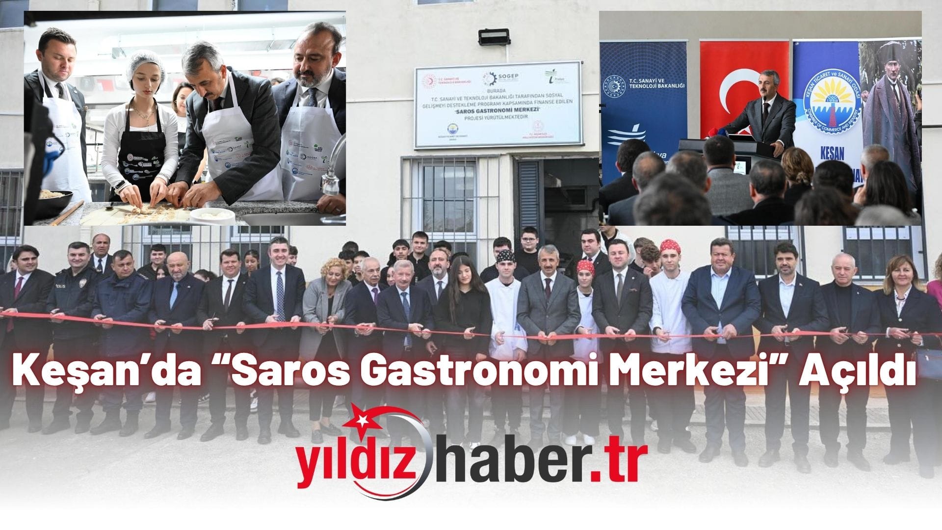 Keşan’da “Saros Gastronomi Merkezi” Açıldı