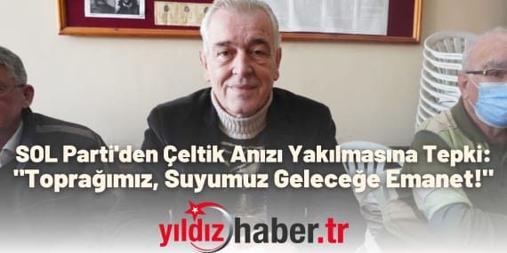 SOL Parti'den Çeltik Anızı Yakılmasına Tepki Toprağımız, Suyumuz Geleceğe Emanet!