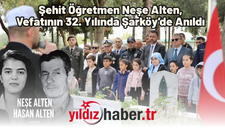 Şehit Öğretmen Neşe Alten, Vefatının 32. Yılında Şarköy’de Anıldı