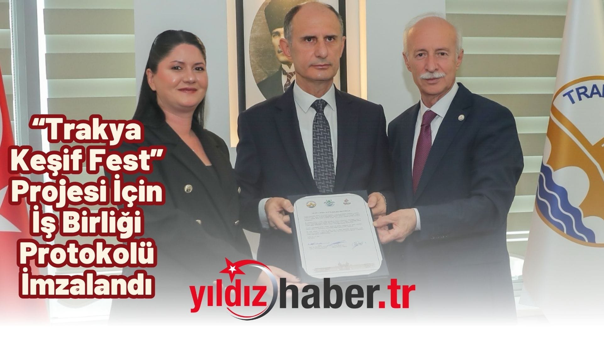 “Trakya Keşif Fest” Projesi İçin İş Birliği Protokolü İmzalandı