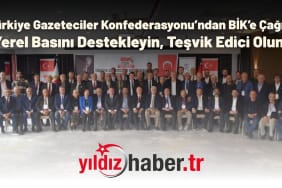 Türkiye Gazeteciler Konfederasyonu’ndan BİK’e Çağrı
