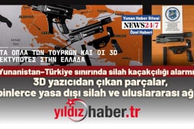 Yunanistan–Türkiye sınırında silah kaçakçılığı alarmı