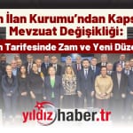 Basın İlan Kurumu’ndan Kapsamlı Mevzuat Değişikliği Resmî İlan Tarifesinde Zam ve Yeni Düzenlemeler