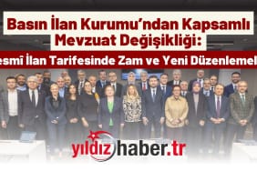 Basın İlan Kurumu’ndan Kapsamlı Mevzuat Değişikliği Resmî İlan Tarifesinde Zam ve Yeni Düzenlemeler