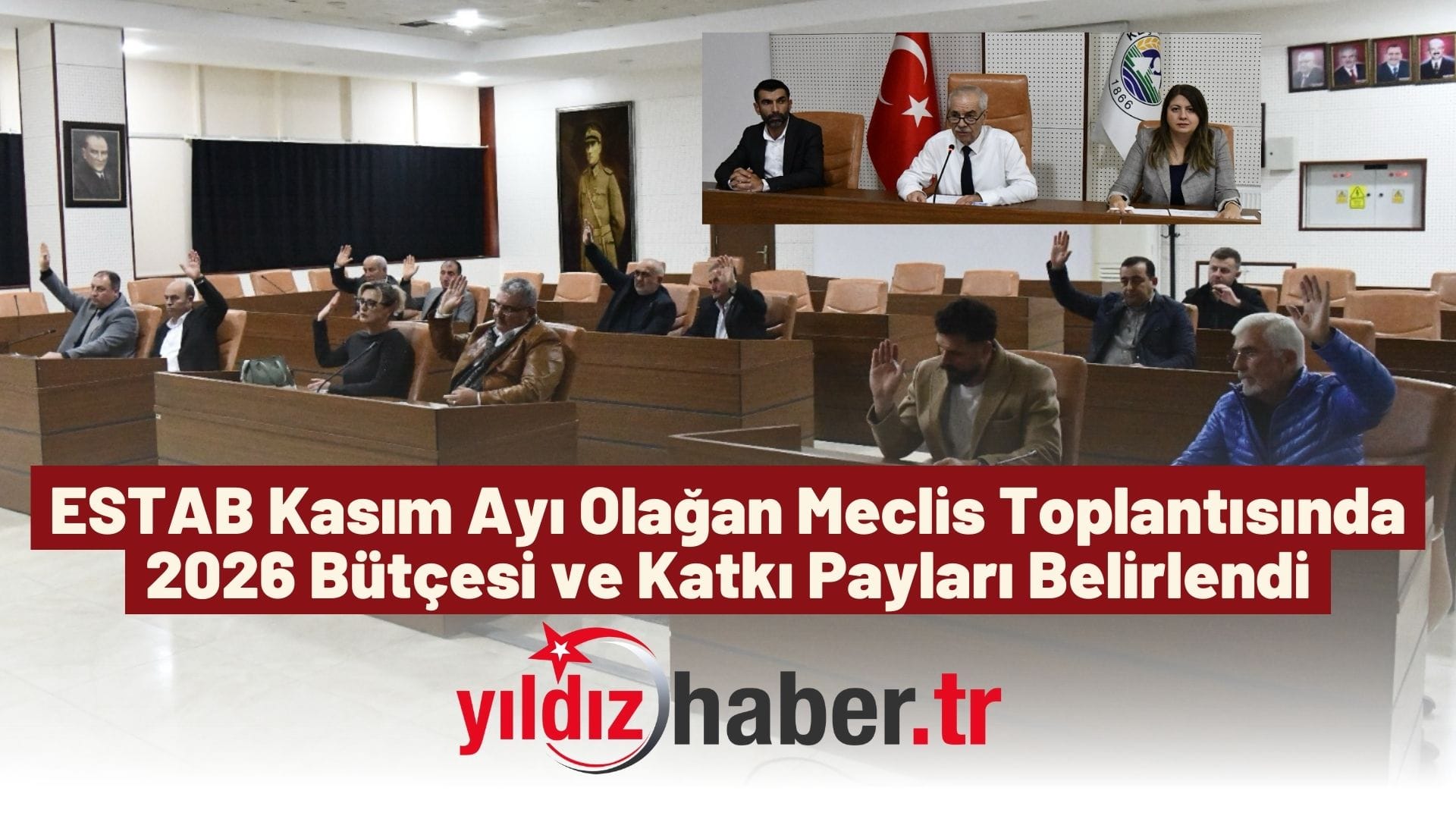 ESTAB Kasım Ayı Olağan Meclis Toplantısında 2026 Bütçesi ve Katkı Payları Belirlendi