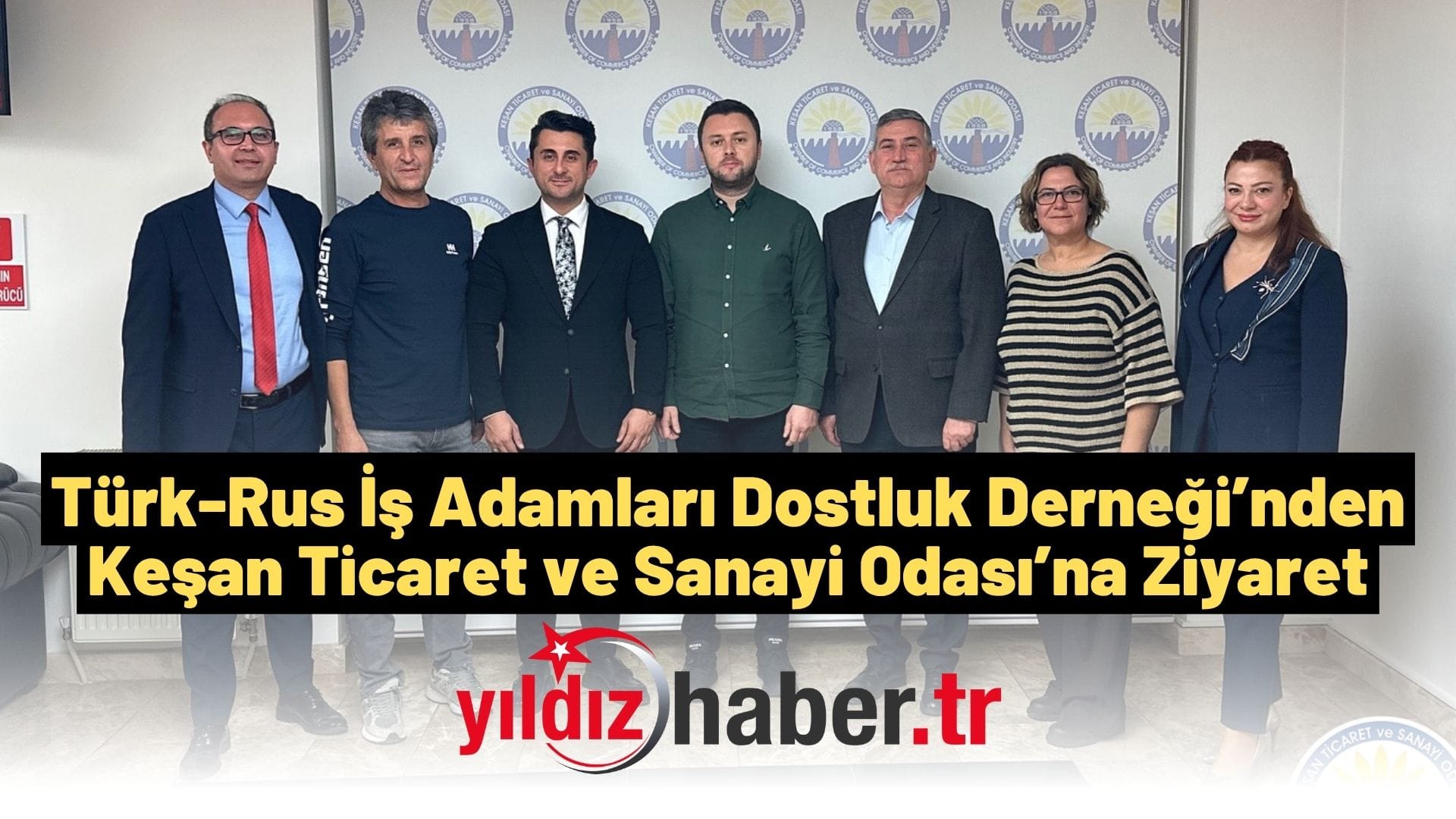Türk-Rus İş Adamları Dostluk Derneği’nden Keşan Ticaret ve Sanayi Odası’na Ziyaret