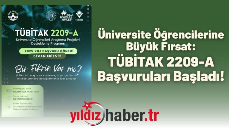Üniversite Öğrencilerine Büyük Fırsat: TÜBİTAK 2209-A Başvuruları Başladı!