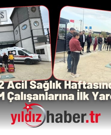 112 Acil Sağlık Haftasında Bendis AVM Çalışanlarına İlk Yardım Eğitimi