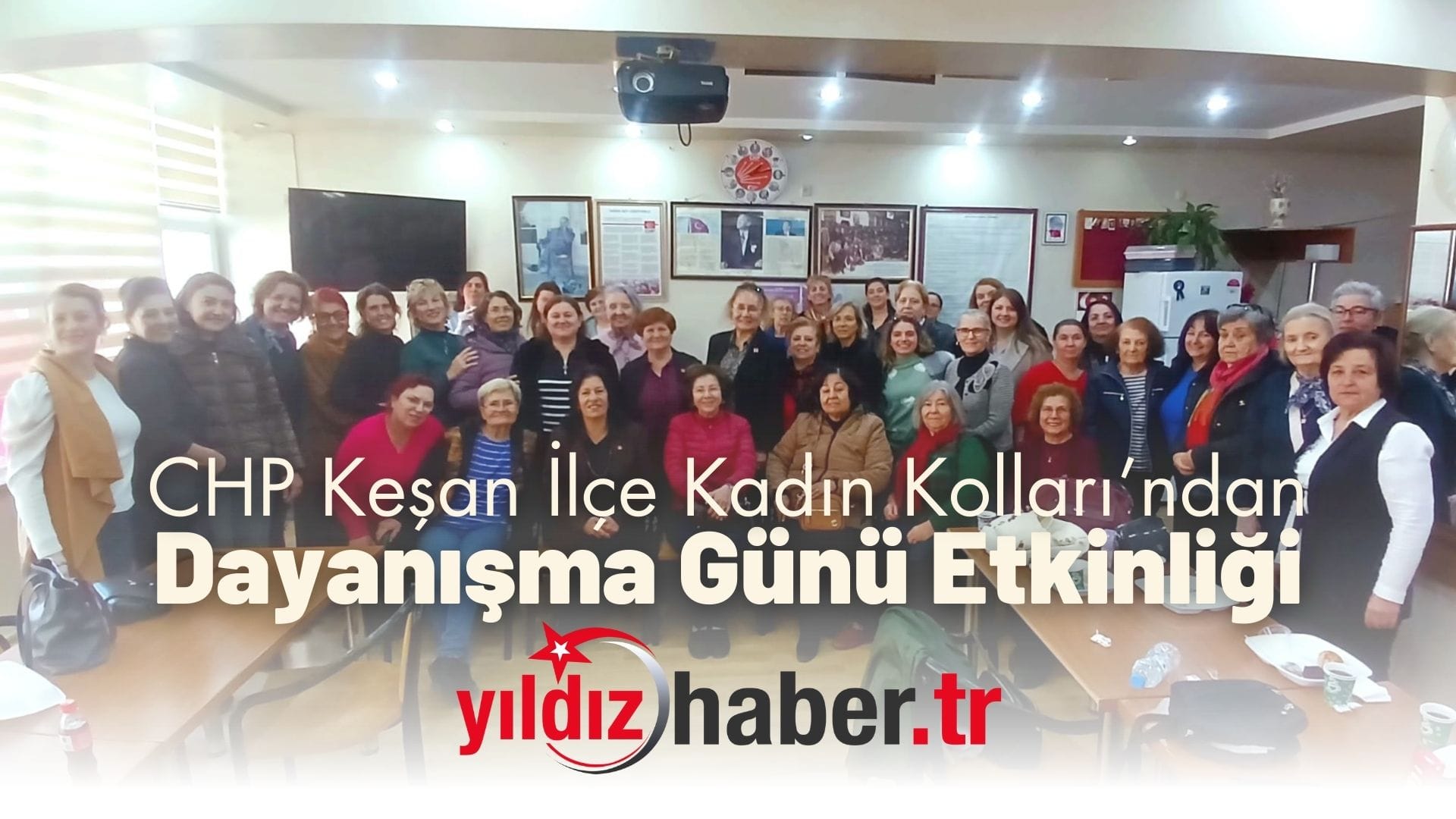 CHP Keşan İlçe Kadın Kolları’ndan Dayanışma Günü Etkinliği
