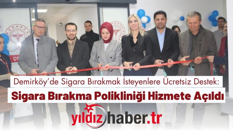 Demirköy’de Sigara Bırakmak İsteyenlere Ücretsiz Destek: Sigara Bırakma Polikliniği Hizmete Açıldı