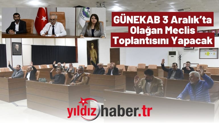 GÜNEKAB 3 Aralık’ta Olağan Meclis Toplantısını Yapacak