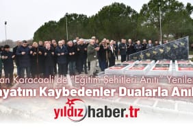 Keşan Karacaali’de “Eğitim Şehitleri Anıtı” Yenilendi- Hayatını Kaybedenler Dualarla Anıldı
