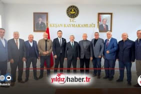 Keşan Kaymakamı Aziz Mercan, Oda ve Meslek Kuruluşlarını Ağırladı