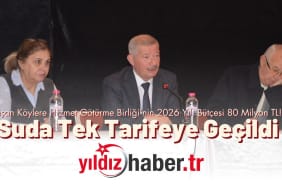 Keşan Köylere Hizmet Götürme Birliği’nin 2026 Bütçesi 80 Milyon TL Suda Tek Tarifeye Geçildi