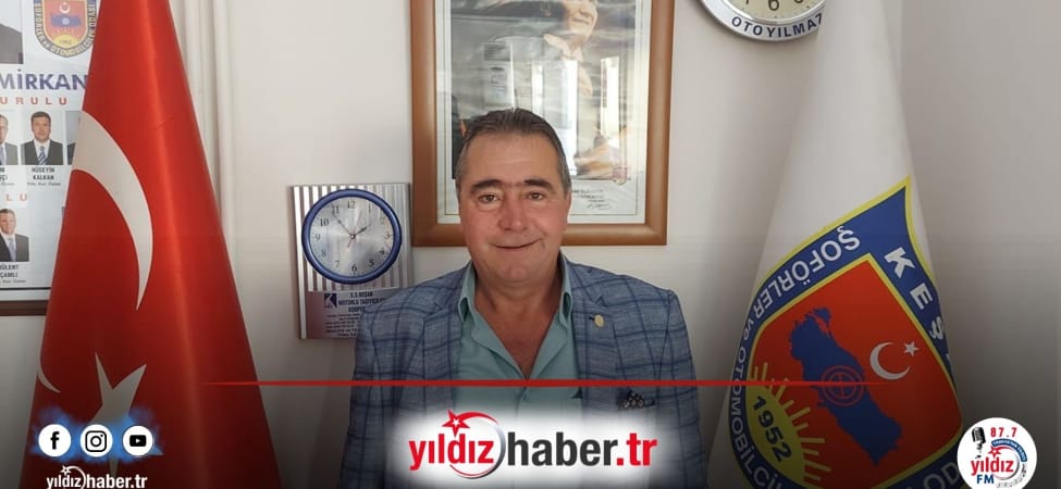 Keşan Şoförler Odası Başkanı Demirkan “Galericilere Lise Mezuniyeti Şartı Süresi Uzatıldı”