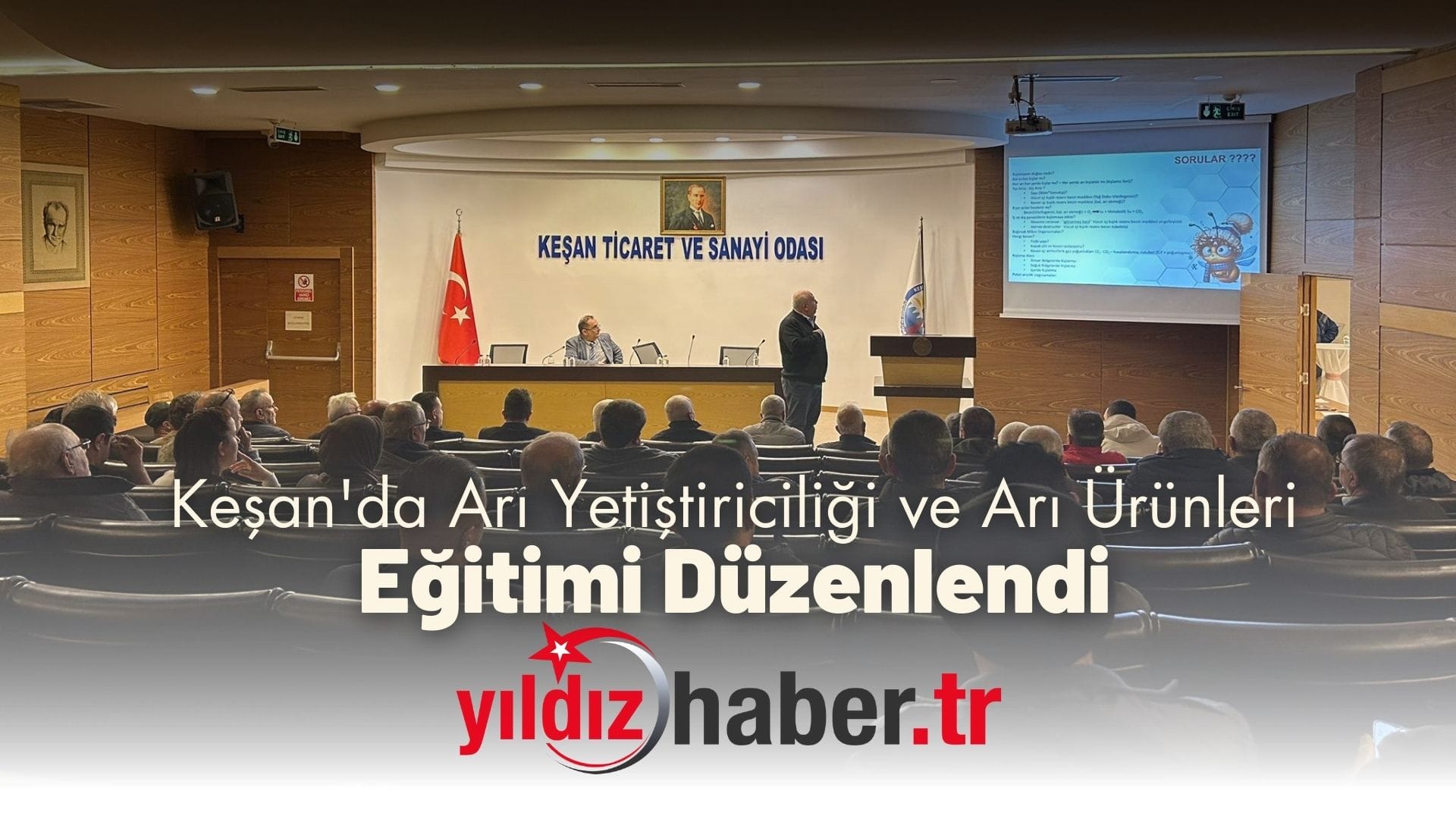 Keşan'da Arı Yetiştiriciliği ve Arı Ürünleri Eğitimi Düzenlendi