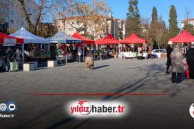 Keşan’da El Emeği Ürünler Kent Müzesi Bahçesinde Satışa Sunuldu