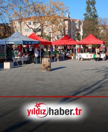 Keşan’da El Emeği Ürünler Kent Müzesi Bahçesinde Satışa Sunuldu