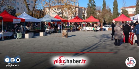 Keşan’da El Emeği Ürünler Kent Müzesi Bahçesinde Satışa Sunuldu