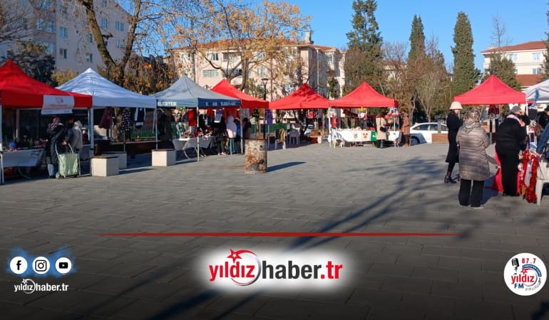 Keşan’da El Emeği Ürünler Kent Müzesi Bahçesinde Satışa Sunuldu