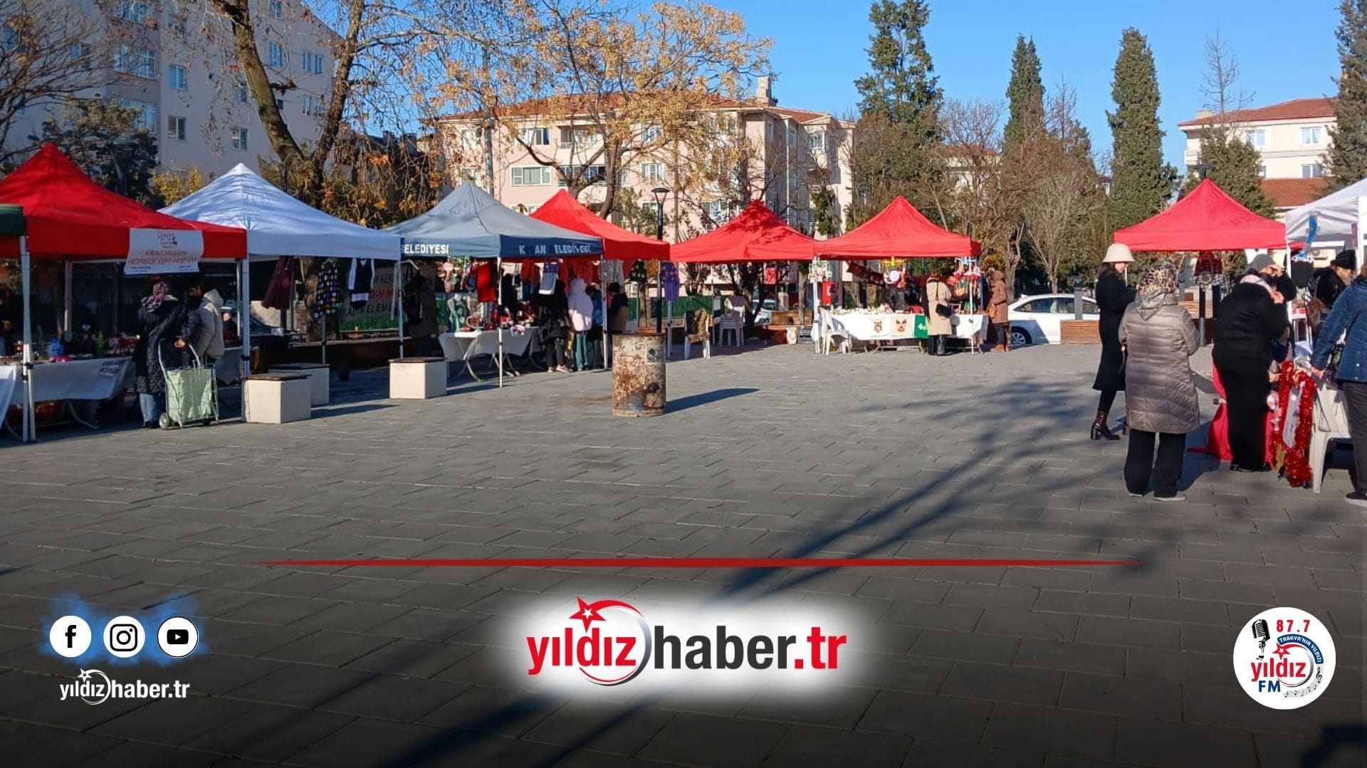 Keşan’da El Emeği Ürünler Kent Müzesi Bahçesinde Satışa Sunuldu