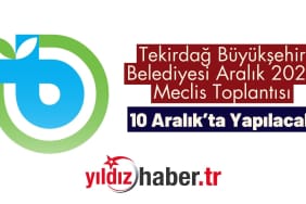Tekirdağ Büyükşehir Belediyesi Aralık 2025 Meclis Toplantısı 10 Aralık’ta Yapılacak